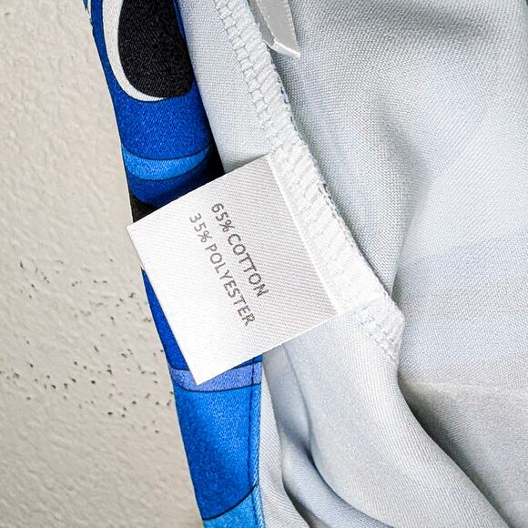 EMILIO PUCCI Fireze Flare leg Trousers Blue print size 36 - Picture 9 of 13